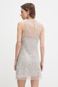 Odzież Patrizia Pepe sukienka 2A3068.A747 srebrny