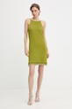 Patrizia Pepe bavlnené šaty 2A3095.K337 zelená SS26