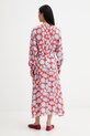 Oblačila Marimekko poletna obleka iz cupro 095227 rdeča
