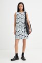 Marimekko летнее платье с хлопком 095135 голубой SS26