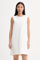 Marimekko haljina s pamukom bež 095137