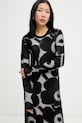 Marimekko šaty s vlnou čierna 095020