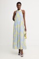 Max&Co. плиссированное платье MCOGALLO 2616621024200 голубой SS26
