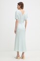 Odzież Victoria Beckham sukienka z wiskozy 1226WDR005227T zielony