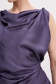 Victoria Beckham sukienka drapowana z wiskozą 1226WDR006029A