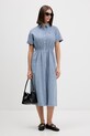 Tommy Jeans sukienka letnia jeansowa DW0DW18556 niebieski SS26