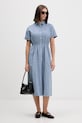 Tommy Jeans sukienka letnia jeansowa DW0DW18556 niebieski SS26