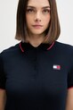 Tommy Jeans sukienka letnia z bawełną granatowy DW0DW22328