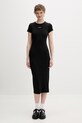 Tommy Jeans sukienka z wiskozą czarny DW0DW22339