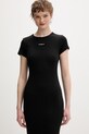 Tommy Jeans sukienka z wiskozą czarny DW0DW22339