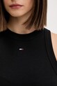 Tommy Jeans sukienka letnia bawełniana z elastanem DW0DW22593 czarny
