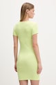 Odzież Tommy Jeans sukienka bodycon bawełniana z elastanem DW0DW22613 zielony