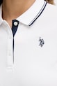 U.S. Polo Assn. sukienka bawełniana POLO DRESS WUP1312 biały