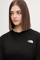 The North Face sukienka bawełniana Evolution Simple Dome czarny NF0A8FDMJK31