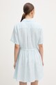 Odjeća Tommy Hilfiger Ljetna haljina od lana WW0WW48950 plava