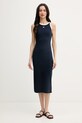 Tommy Hilfiger haljina s pamukom mornarsko plava WW0WW48740