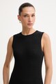 Tommy Hilfiger šaty s bavlnou čierna WW0WW50723
