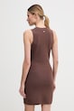 Odzież Gaudi sukienka z wiskozą 611FD13005 brązowy