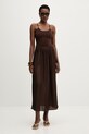 Sessun sukienka 25105012 brązowy SS26
