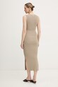 Odzież Armani Exchange sukienka bodycon z wiskozy XW001900.AF10352 beżowy