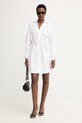 Armani Exchange haljina od pamuka XW002007.AF18862 bijela SS26
