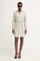 Armani Exchange haljina od pamuka XW002007.AF18862 bež SS26