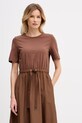 OUI sukienka brązowy 97171