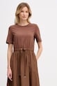 OUI sukienka brązowy 97171