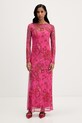 Never Fully Dressed sukienka wzorzyste różowy NFDDR3258
