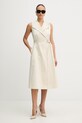 Šaty BOSS Dimosa2 50557446 béžová SS26