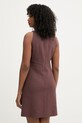Odzież BOSS sukienka z lnem Dinderal 50557447 brązowy
