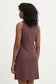Odzież BOSS sukienka z lnem Dinderal 50557447 brązowy