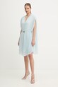 Φόρεμα BOSS Doplisse 50558254 τιρκουάζ SS26