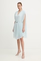 Φόρεμα BOSS Doplisse 50558254 τιρκουάζ SS26