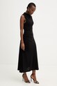 BOSS šaty z viskózy Eylai 50557369 černá SS26