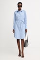 BOSS Orange haljina u stilu košulje od pamuka C Delegant 3 50561950 plava SS26