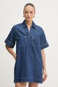 BOSS Orange сукня джинсова C POLO DRESS темно-синій 50558674