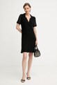 BOSS Orange φόρεμα με βαμβάκι C Eloa 50556367 μαύρο SS26