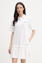 Joop! sukienka z bawełną biały 30100680