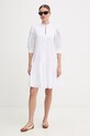 Joop! sukienka letnia bawełniana 30102116 biały SS26