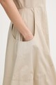 Dkny sukienka bawełniana DJ6D9193 beżowy