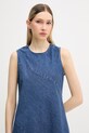 DKNY sukienka letnia jeansowa niebieski DJ6D9187