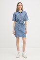 DKNY sukienka letnia jeansowa DJ6D9185 niebieski SS26