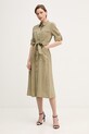 DKNY платье-рубашка из модала P6BBTE77 зелёный SS26