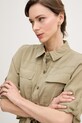 DKNY sukienka koszulowa z modalu zielony P6BBTE77
