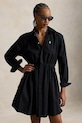 Îmbrăcăminte Polo Ralph Lauren rochie din bumbac MW CTN PW-WVN-DRESSES 211B19986002 negru