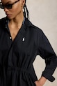 Polo Ralph Lauren rochie din bumbac MW CTN PW-WVN-DRESSES negru 211B19986002