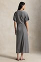 Polo Ralph Lauren sukienka z lyocellu LYOCELL-KNT-DRESSES 211B18063002 szary SS26