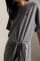 Polo Ralph Lauren sukienka z lyocellu LYOCELL-KNT-DRESSES szary 211B18063002