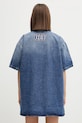 Ρούχα Off-White Royal Patch Denim φόρεμα με εφέ ξεθωριάσματος ντένιμ 2YM038S26DEN001 μπλε